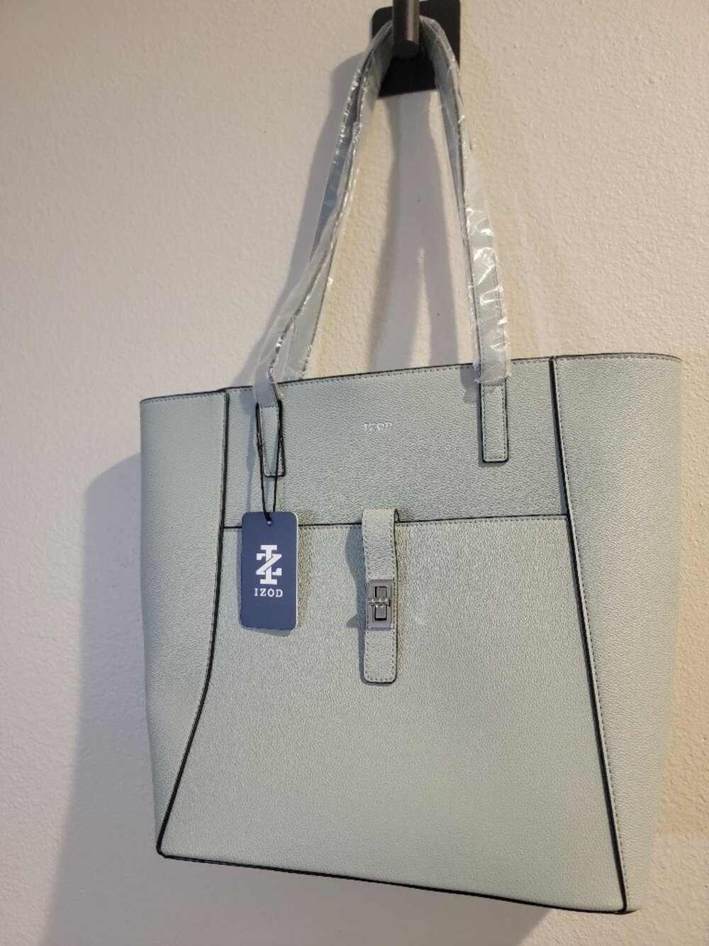 IZOD light sage tote handbag | Purse NWT